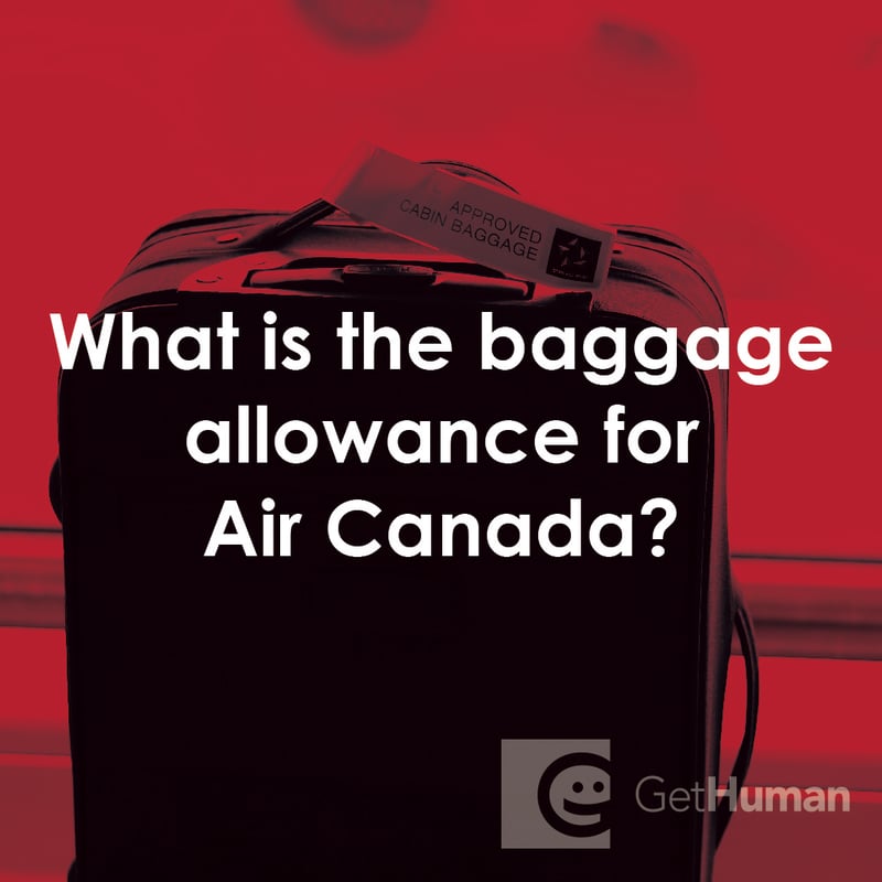 What Is the Baggage Allowance for Air Canada?