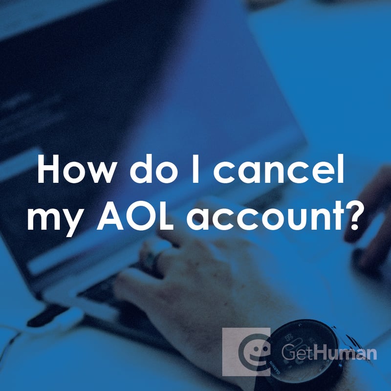 How Do I Cancel My AOL Account?