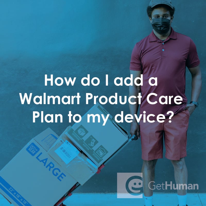 How Do I Add a Walmart Product Care Plan to My Device?