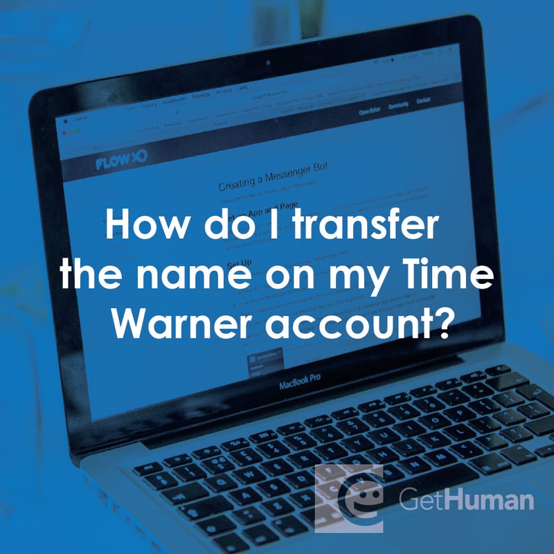 How Do I Transfer the Name on My Time Warner Account?
