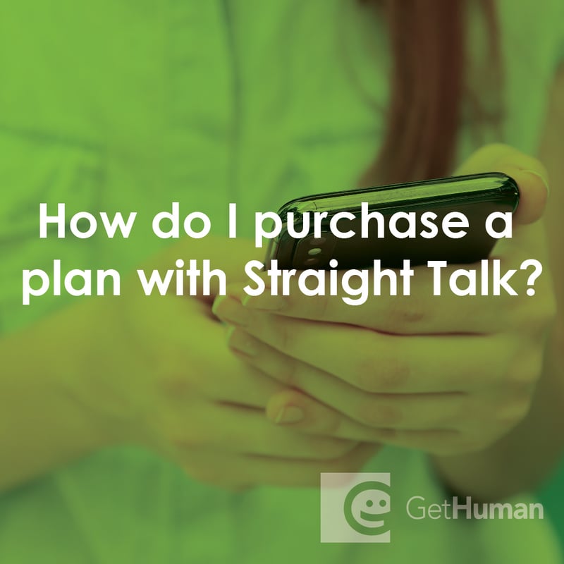 How Do I Purchase a Plan with Straight Talk?