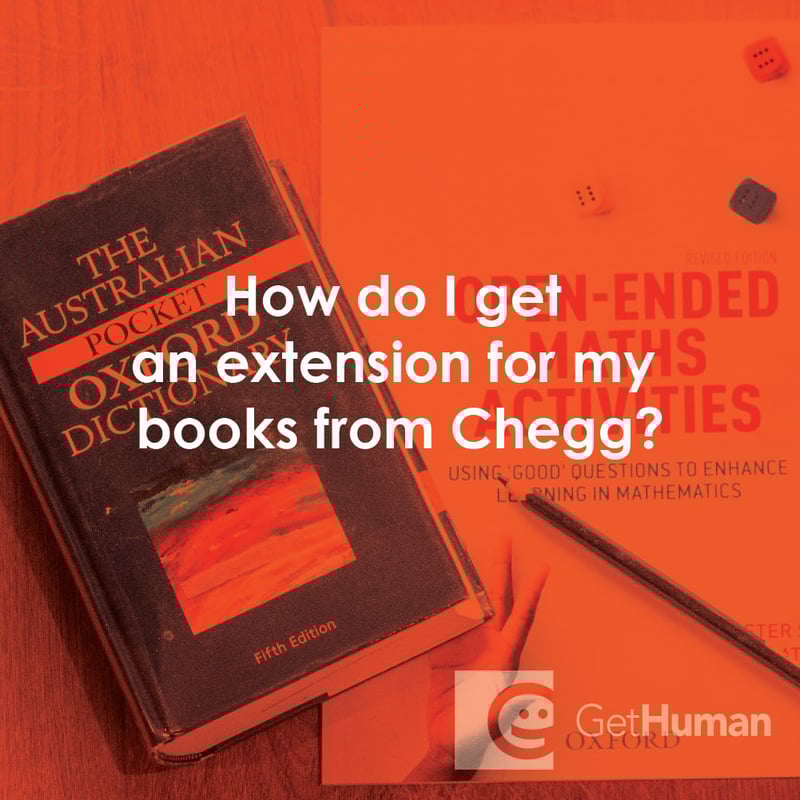How Do I Get an Extension for My Books from Chegg?