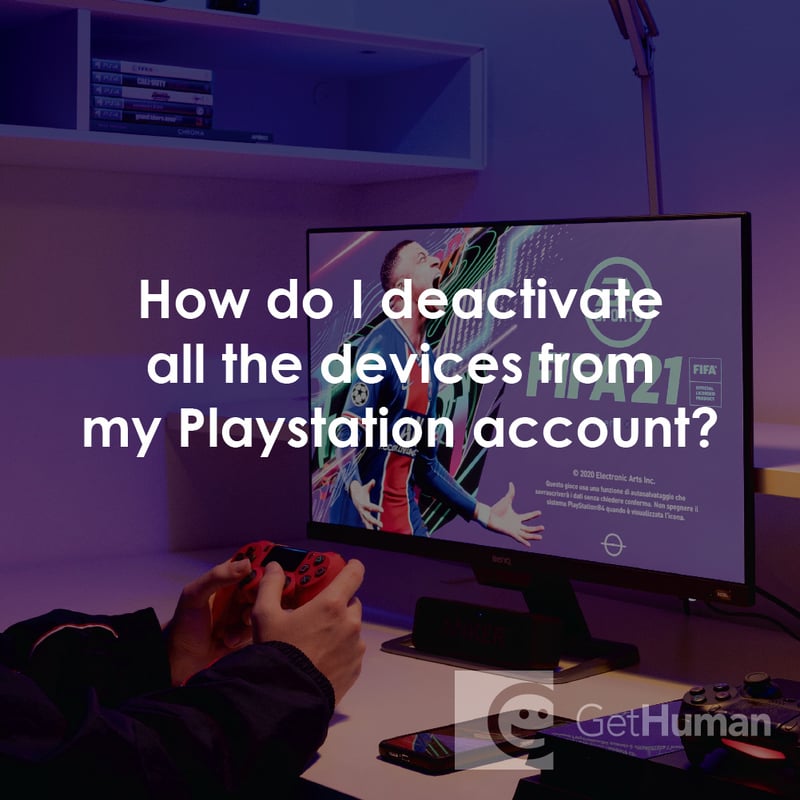 How Do I Deactivate All the Devices from My Playstation Account?