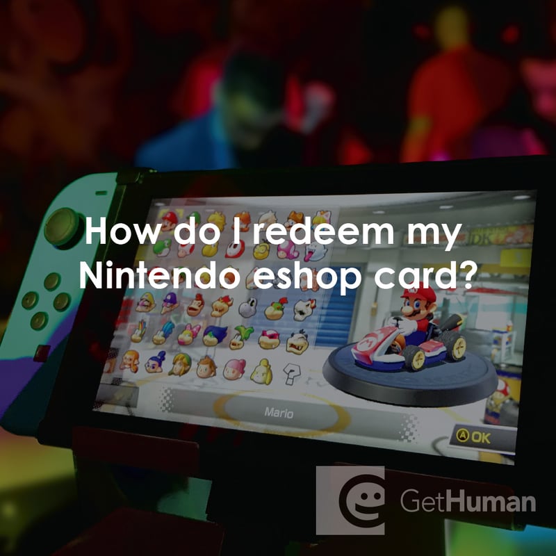 How Do I Redeem My Nintendo Eshop Card?