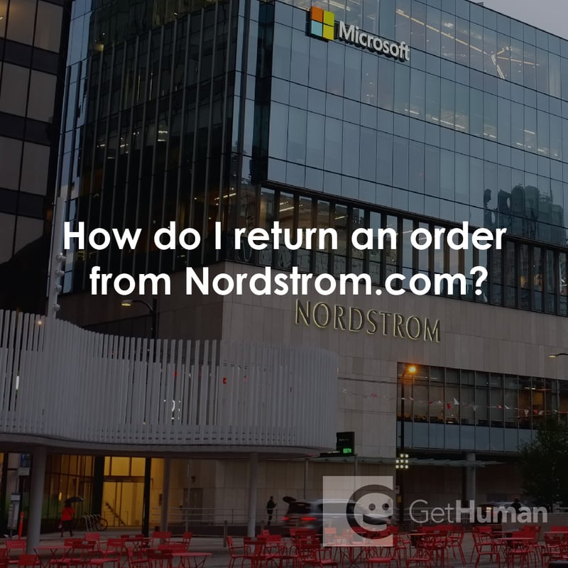How Do I Return an Order from Nordstrom?