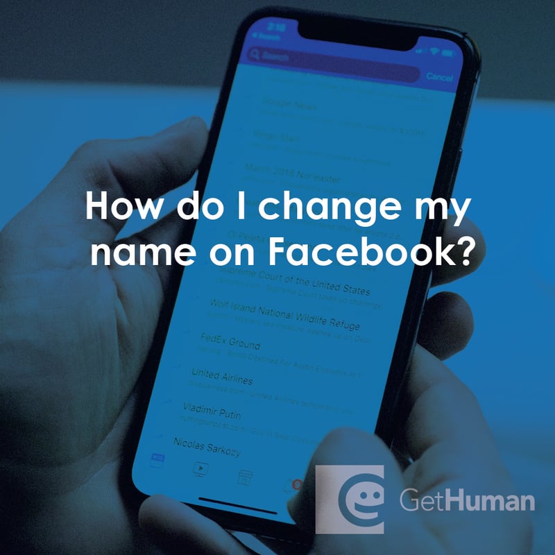 How Do I Change My Name on Facebook?