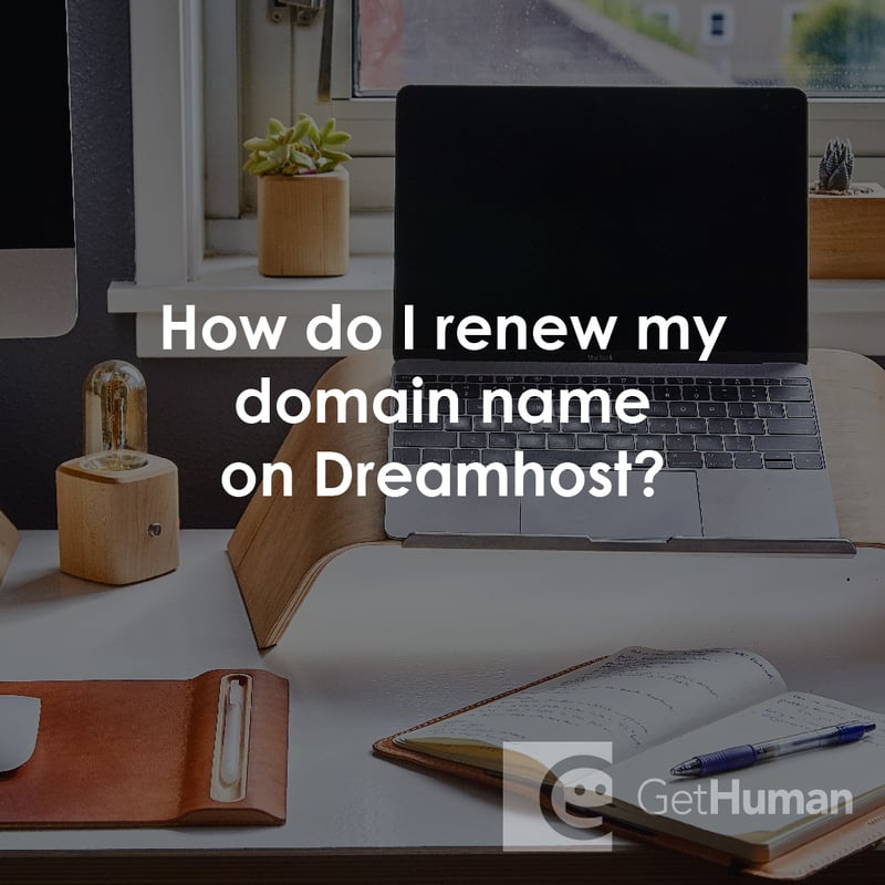 How Do I Renew My Domain Name on Dreamhost?