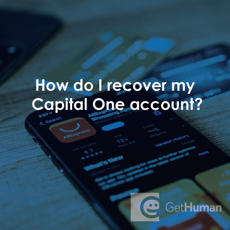 How Do I Recover My Capital One Account?