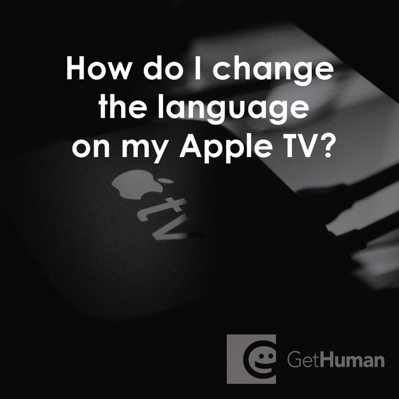 How Do I Change the Language on My Apple TV?