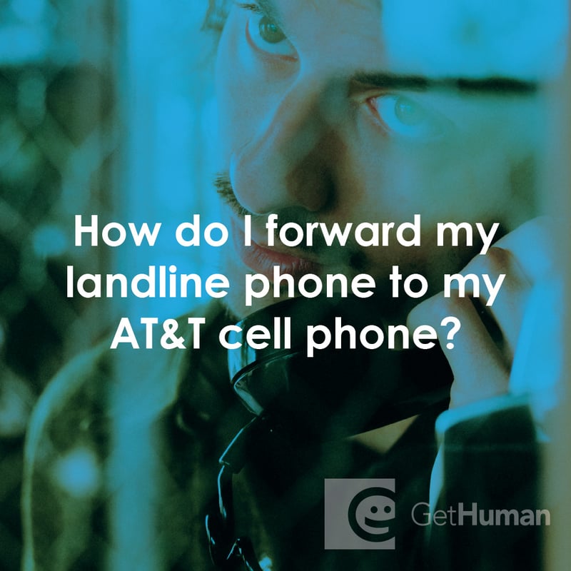 How Do I Forward My Landline Phone to My AT&T Cell Phone?
