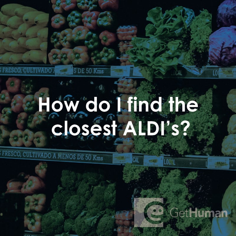 How Do I Find the Closest Aldis?