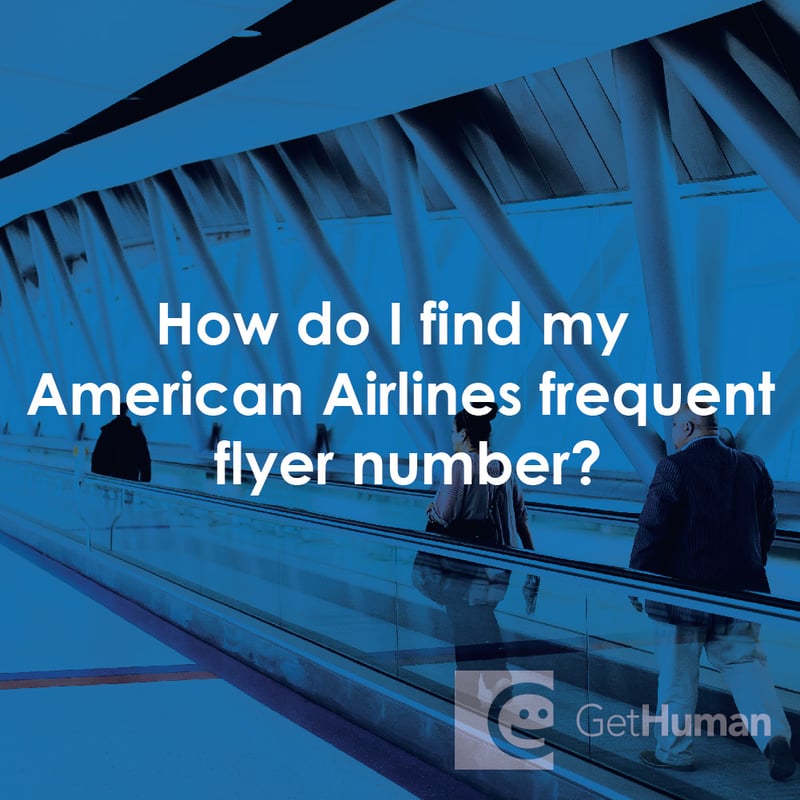 How Do I Find My American Airlines Frequent Flyer Number?