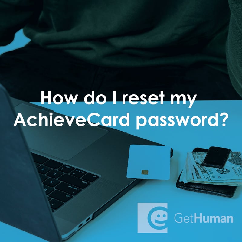 How Do I Reset My AchieveCard Password?