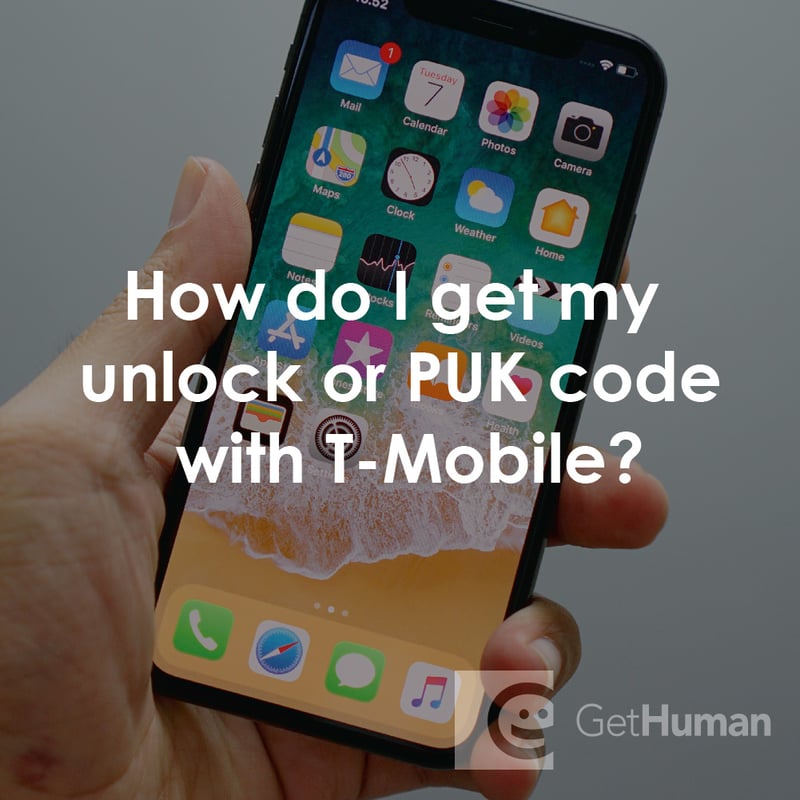 How Do I Get My Unlock or Puk Code with T-Mobile?