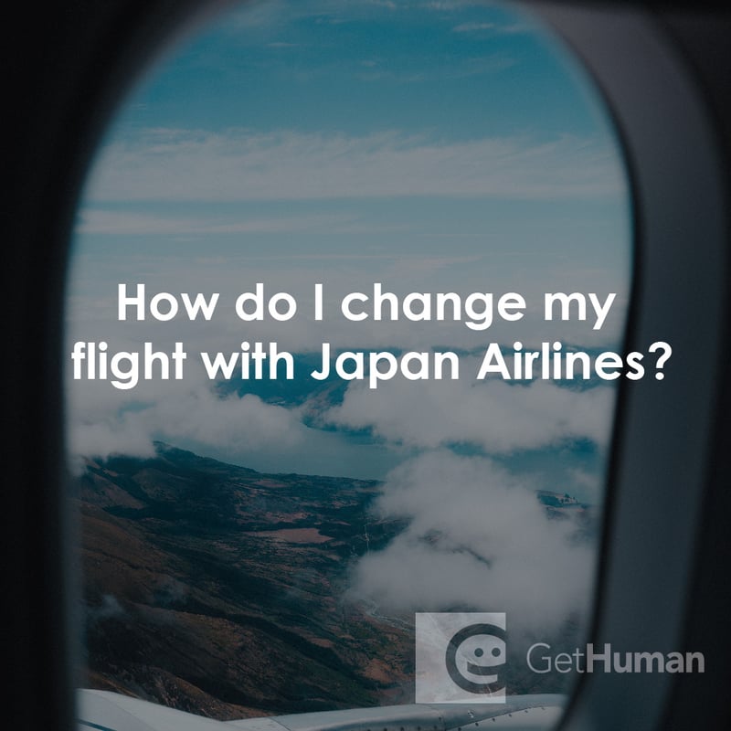 How Do I Change My Flight with Japan Airlines?