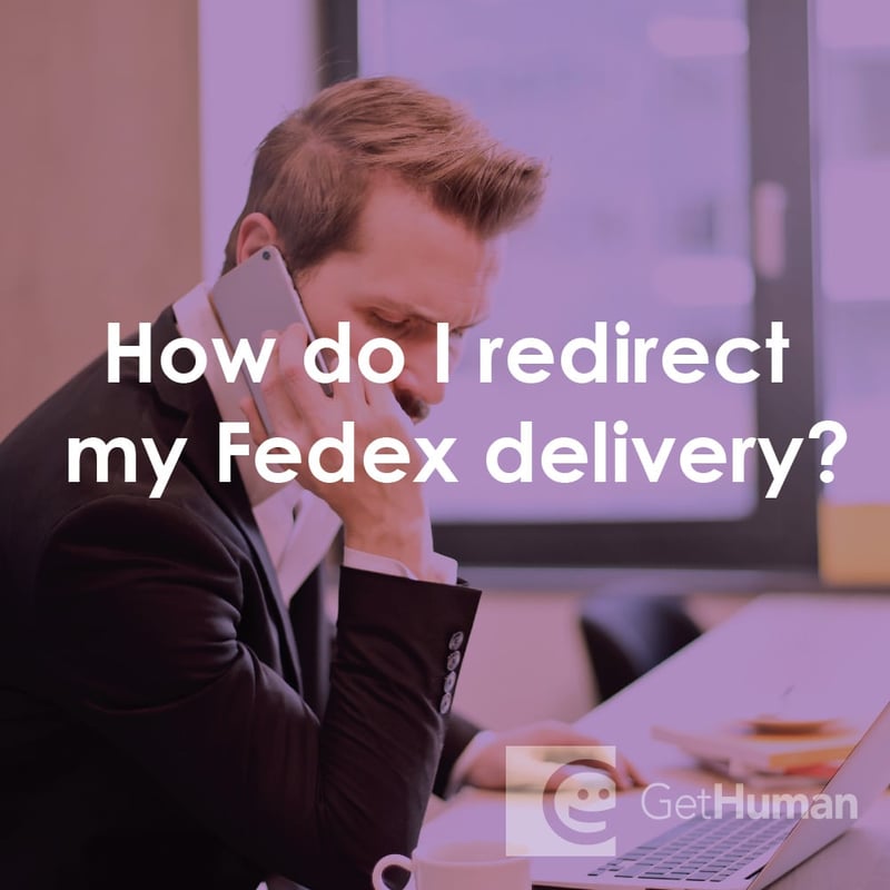 How Do I Redirect My FedEx Delivery?
