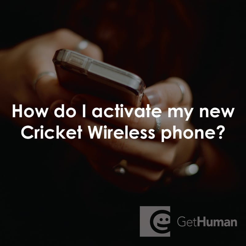 How Do I Activate My New Cricket Wireless Phone?