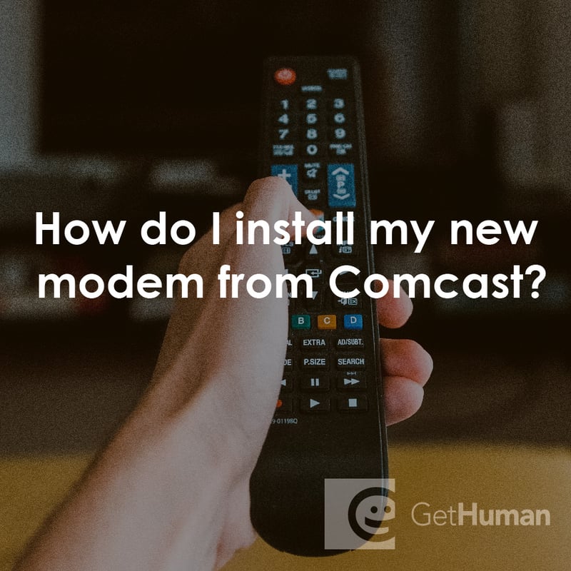 How Do I Install My New Modem from Comcast?