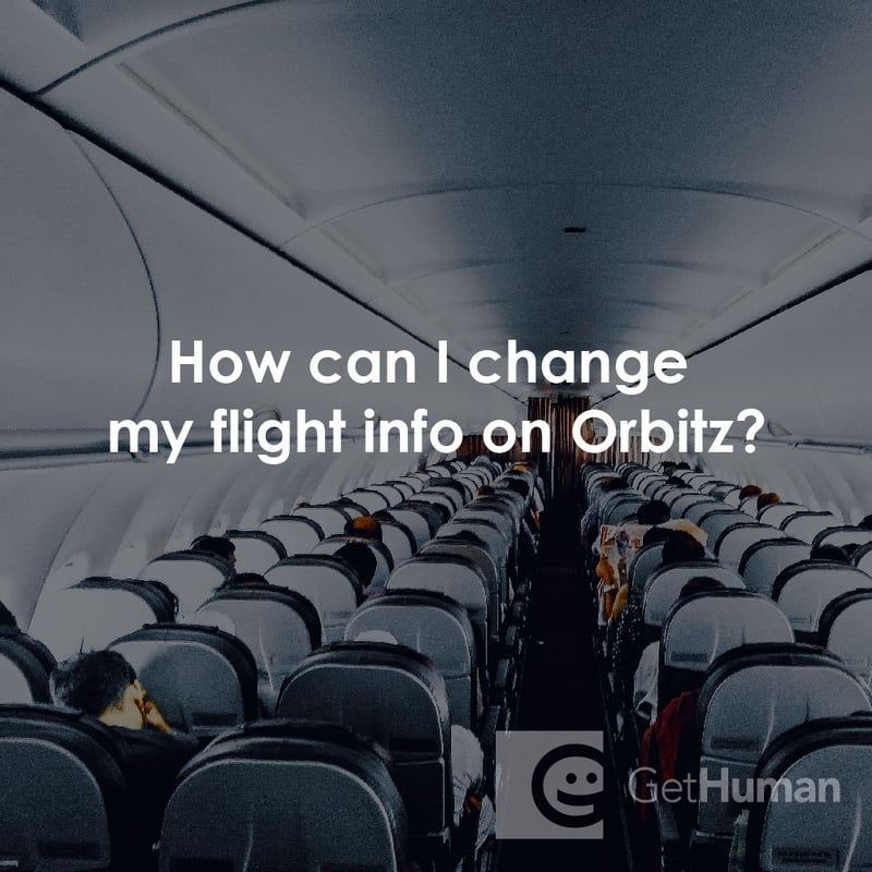 How Do I Change My Flight with Orbitz?