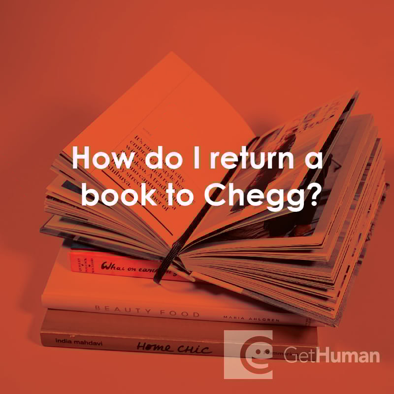 How Do I Return a Book to Chegg?