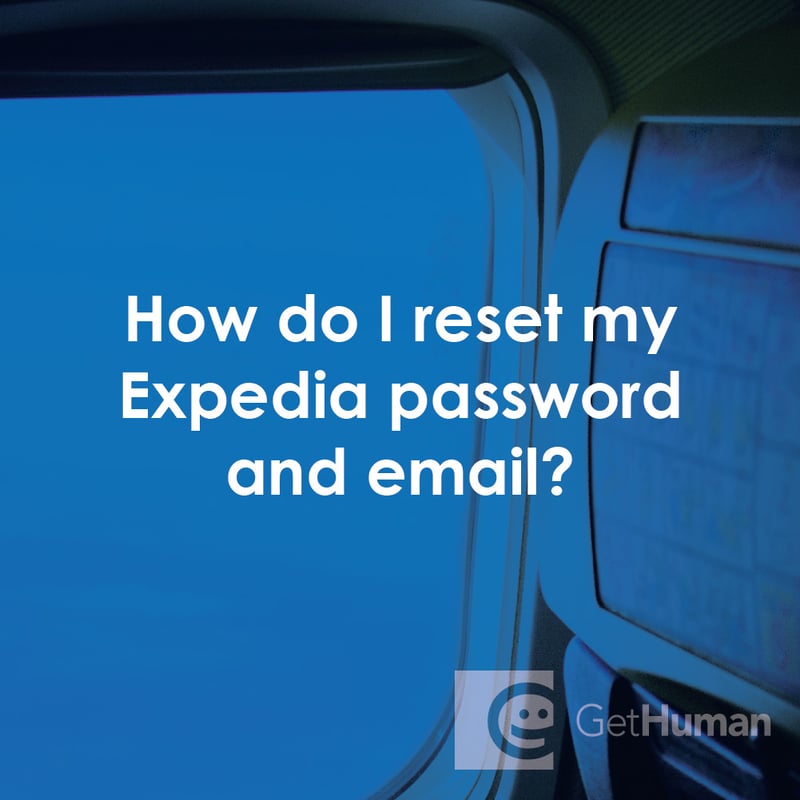 How Do I Reset My Expedia Password and Email?