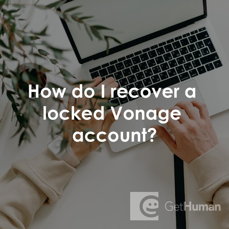 How Do I Recover a Locked Vonage Account?