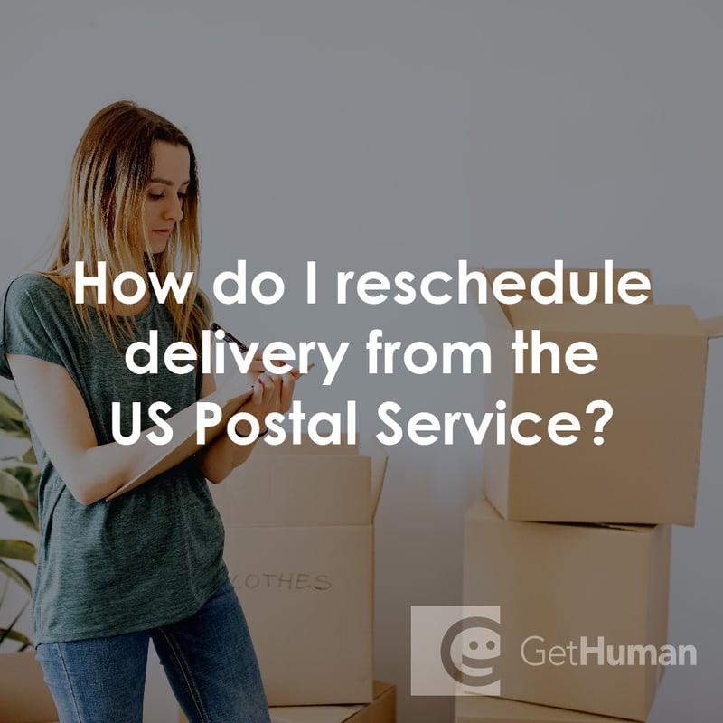 How Do I Reschedule Delivery from the US Postal Service?
