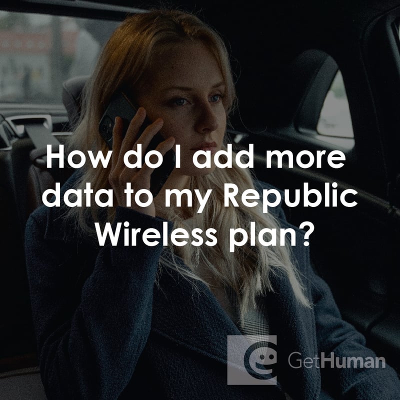 How Do I Add More Data to My Republic Wireless Plan?