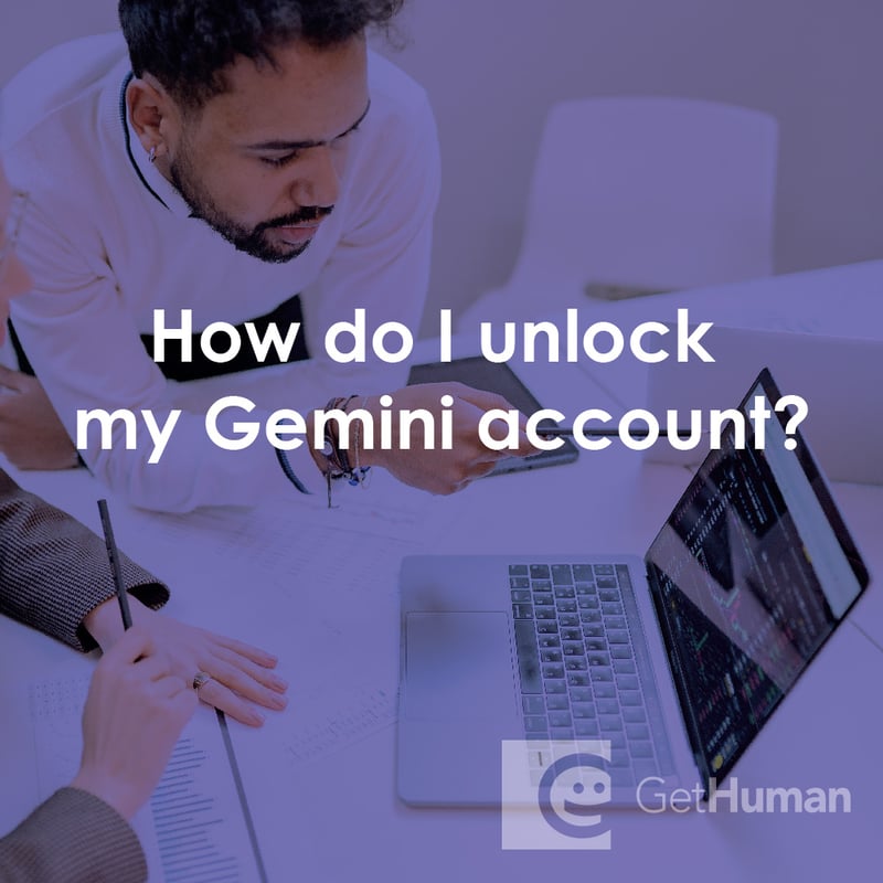 How Do I Unlock My Gemini Account?