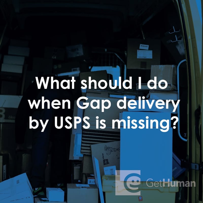 What Should I Do When Gap Delivery by Usps Is Missing?