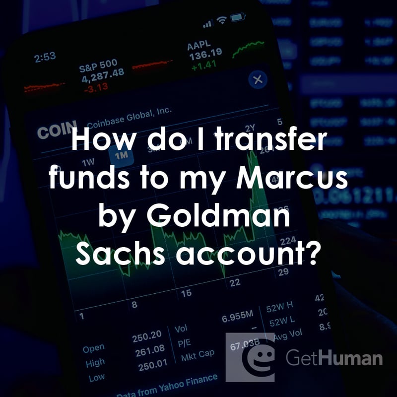 How Do I Transfer Funds to My Marcus by Goldman Sachs Account?