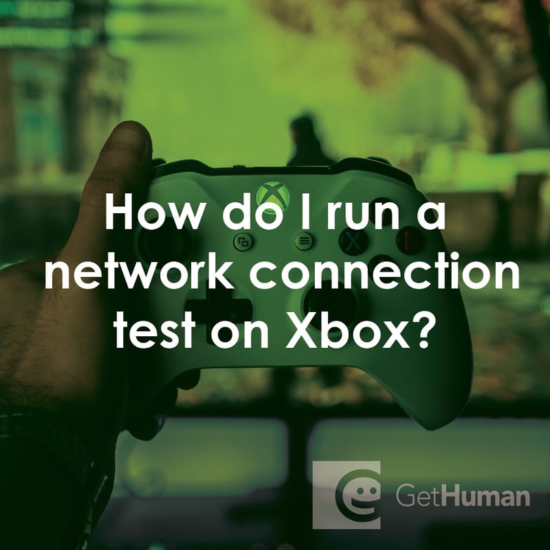 How Do I Run a Network Connection Test on Xbox?