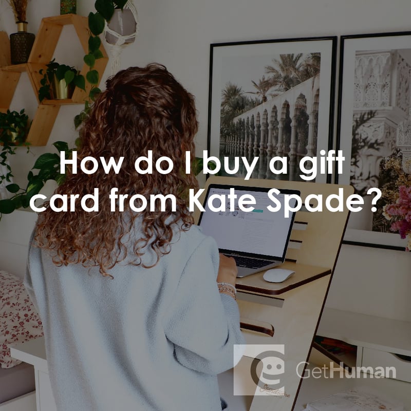 How Do I Buy a Gift Card from Kate Spade?