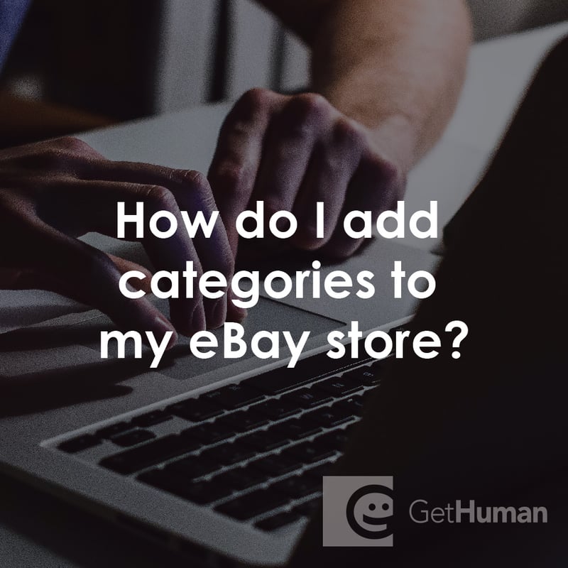 How Do I Add Categories to My eBay Store?