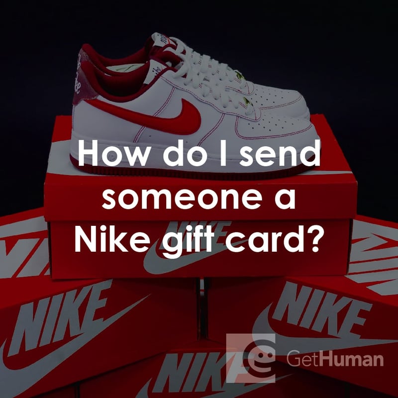 How Do I Send Someone a Nike Gift Card?
