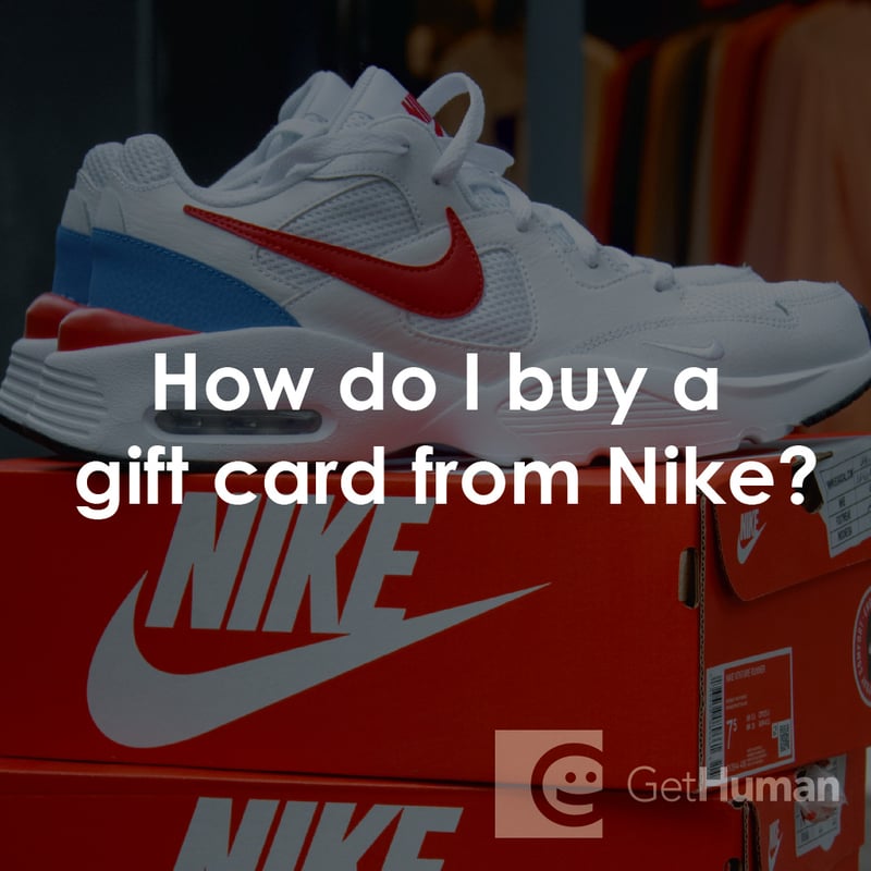 How Do I Buy a Gift Card from Nike?