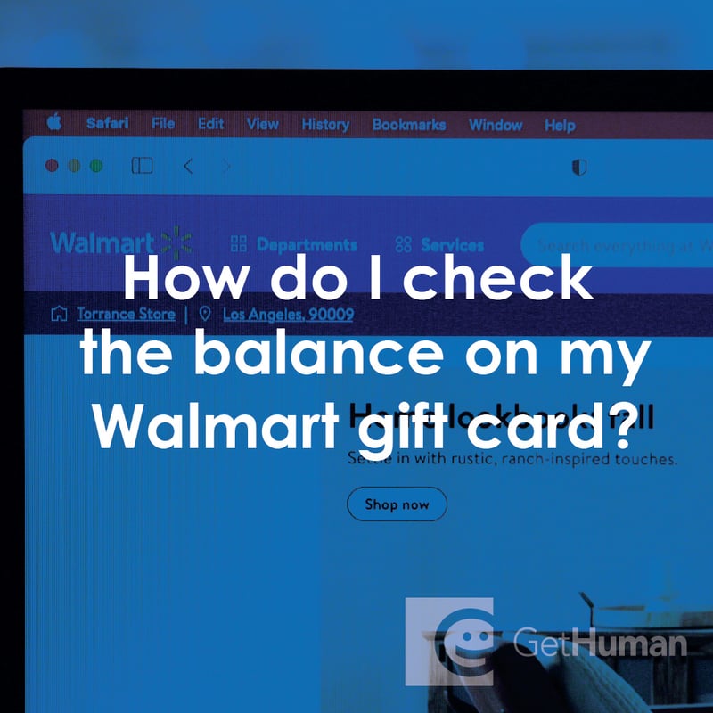 How Do I Check the Balance on My WalMart Gift Card?