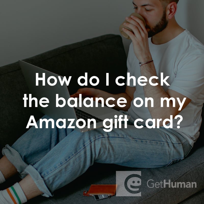 How Do I Check the Balance on My Amazon Gift Card?