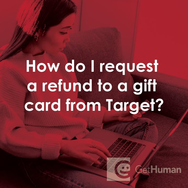 How Do I Request a Refund to a Gift Card from Target?