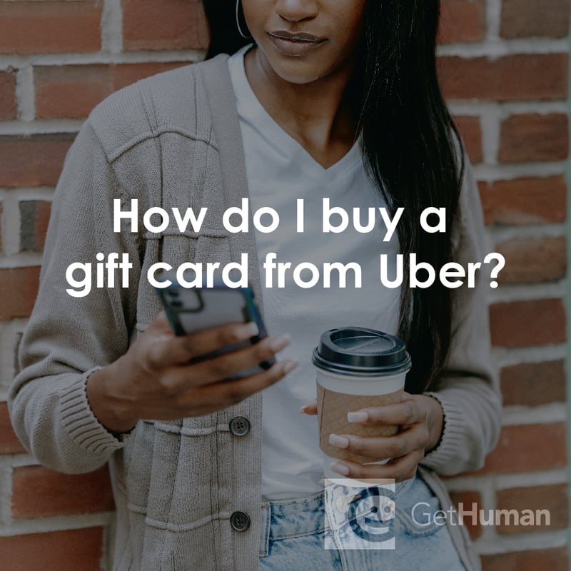 How Do I Buy a Gift Card from Uber?
