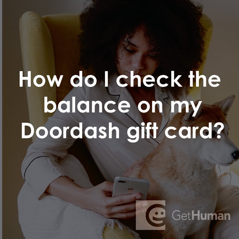 How Do I Check the Balance on My DoorDash Gift Card?