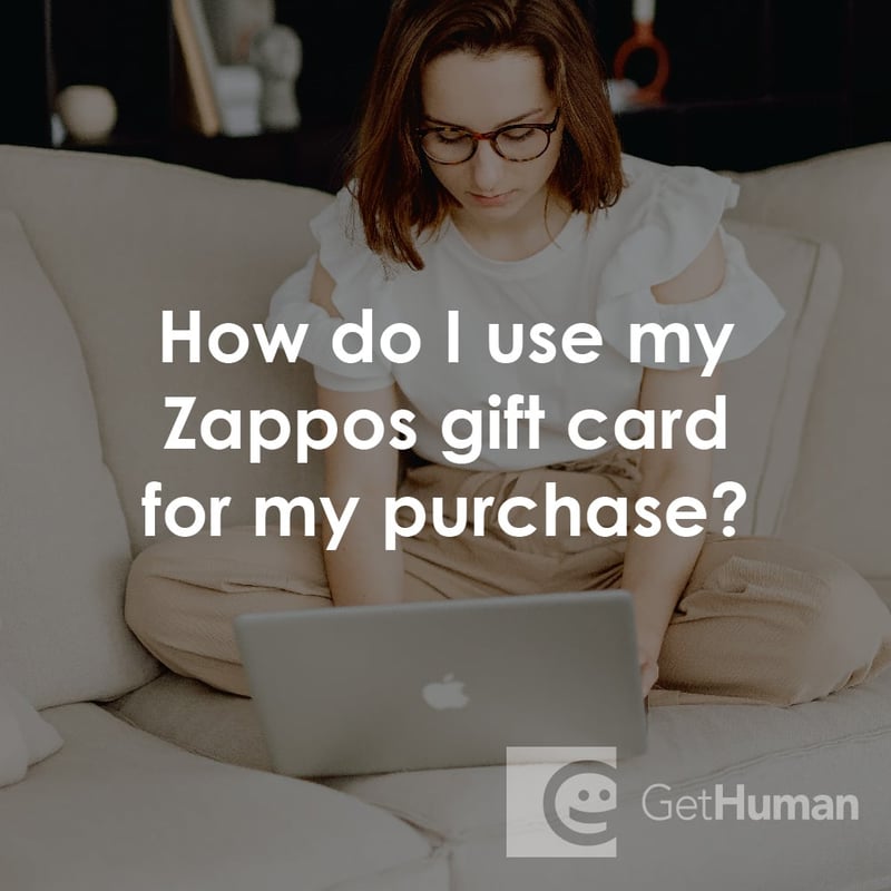 How Do I Use My Zappos Gift Card for My Purchase?