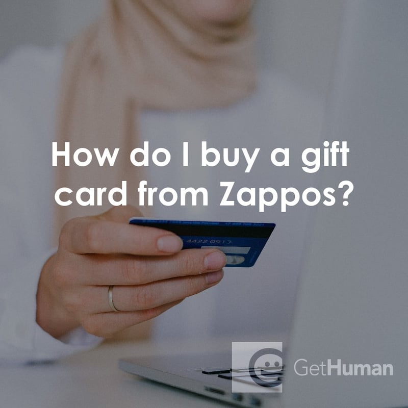 How Do I Buy a Gift Card from Zappos?