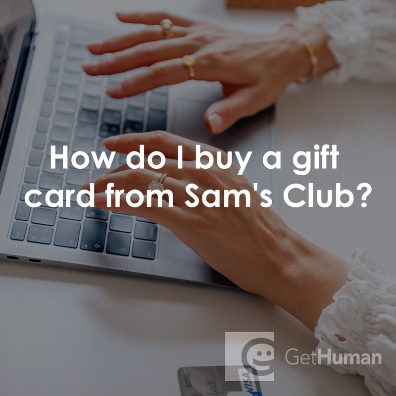 How Do I Buy a Gift Card from Sam's Club?