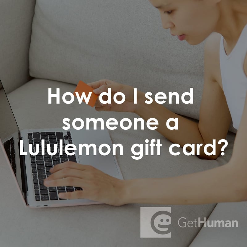 How Do I Send Someone a Lululemon Gift Card?