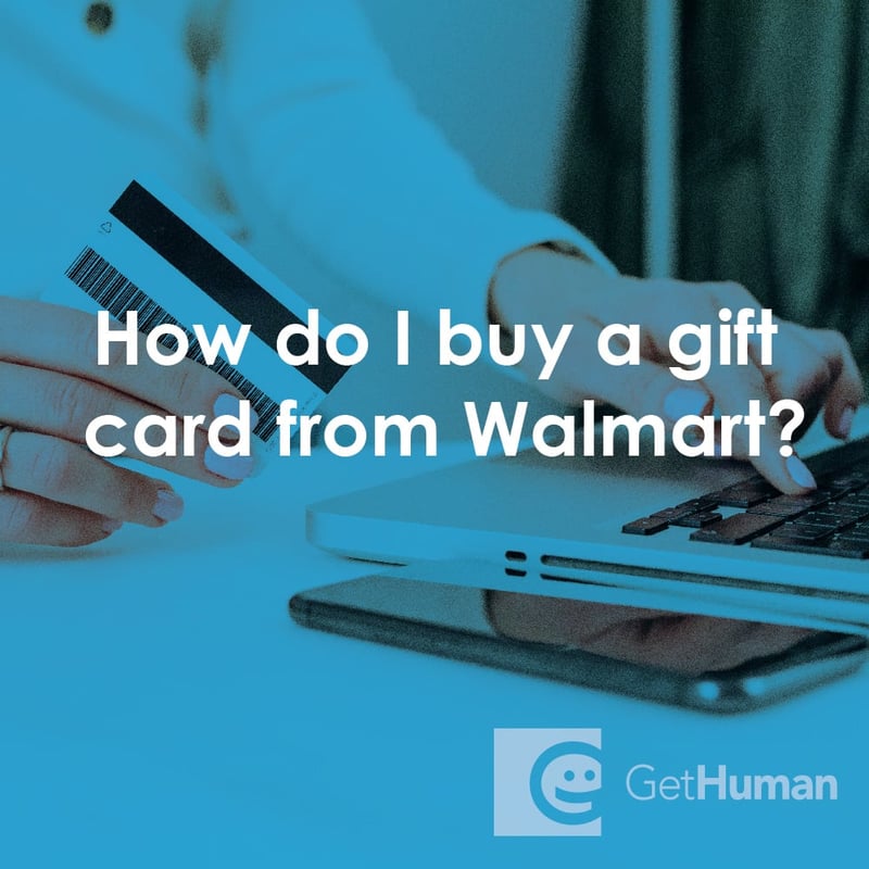 How Do I Buy a Gift Card from WalMart?