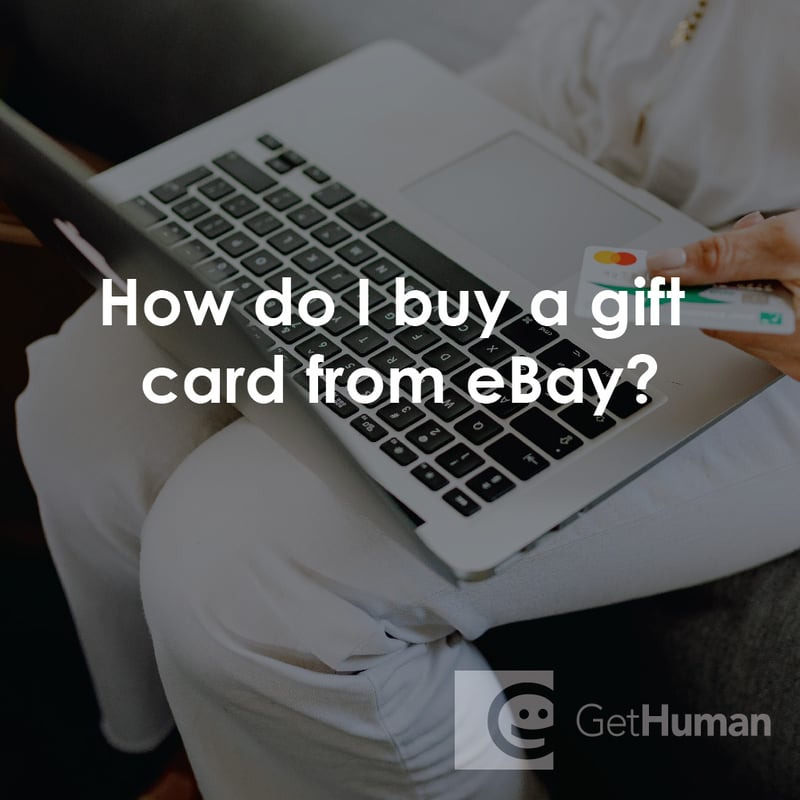 How Do I Buy a Gift Card from eBay?