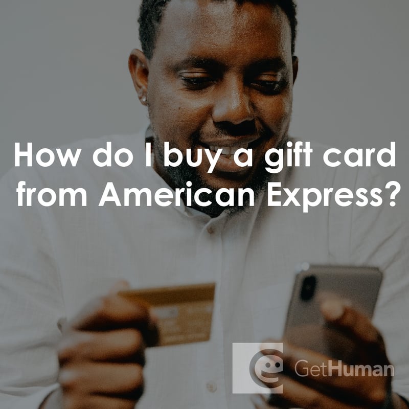 How Do I Buy a Gift Card from American Express?