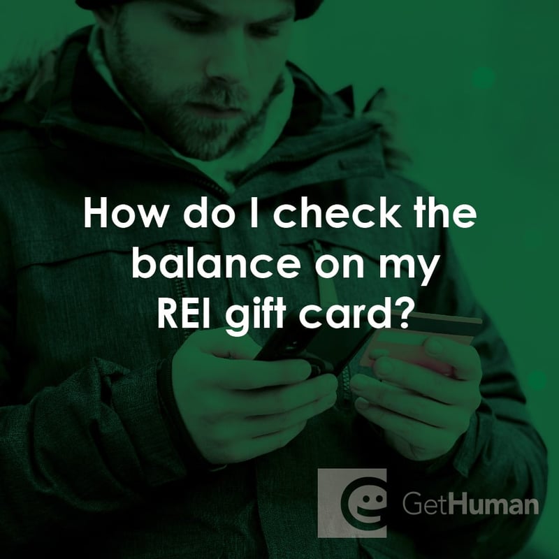 How Do I Check the Balance on My REI Gift Card?