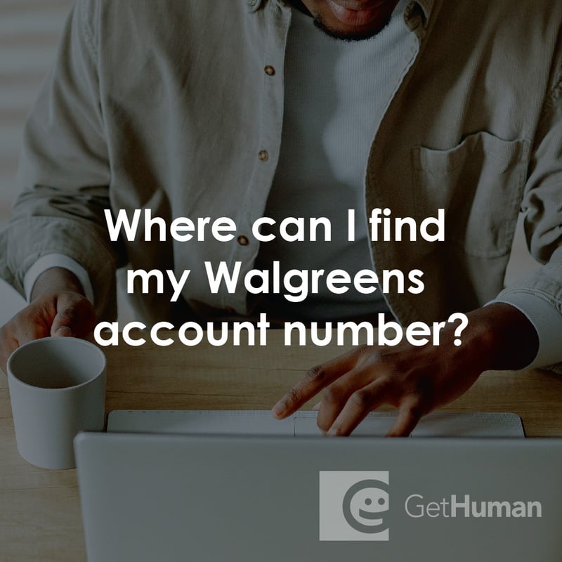 Where Can I Find My Walgreens Account Number?